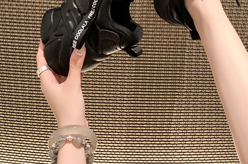 Sneakers Lace Up Platform