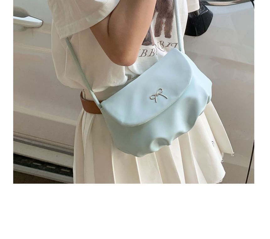 Bow Flap Crossbody Bag