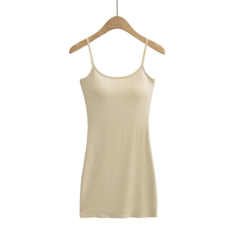 Thin Strap Padded Mini Bodycon Dress