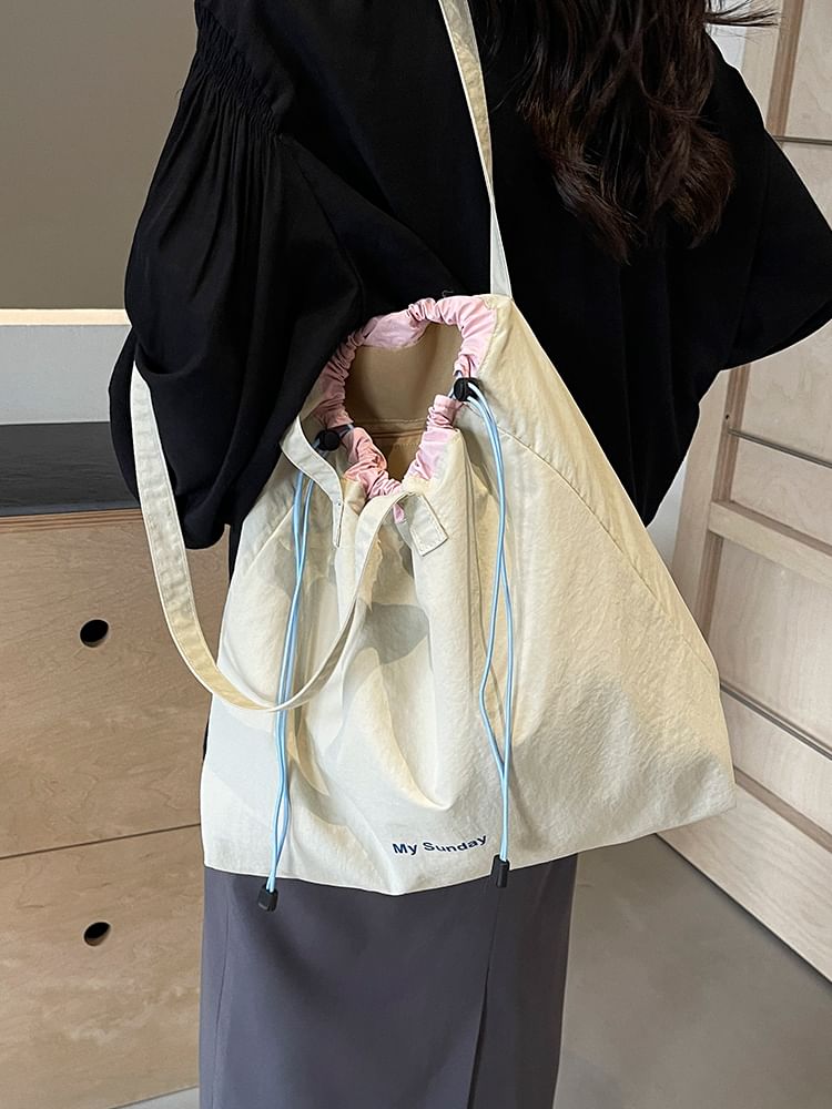 Lettering Bag Tote Canvas