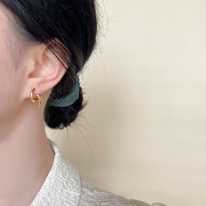 Glossy Clip On Earring