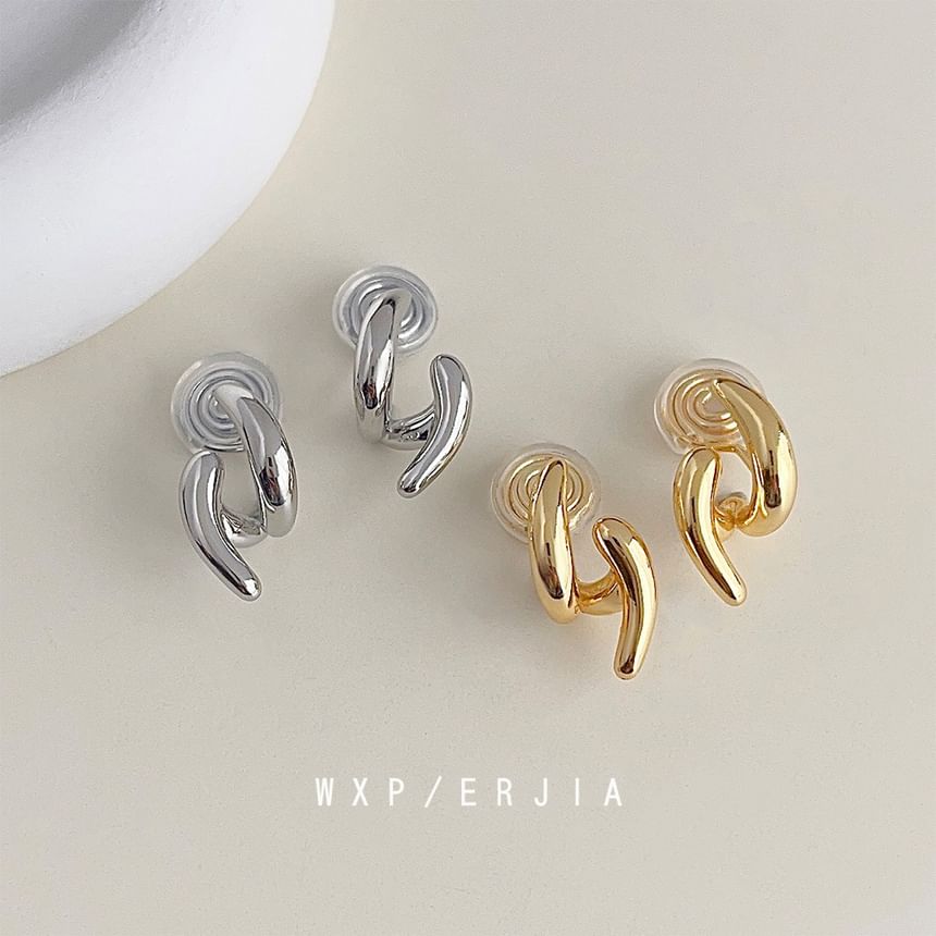 Glossy Clip On Earring