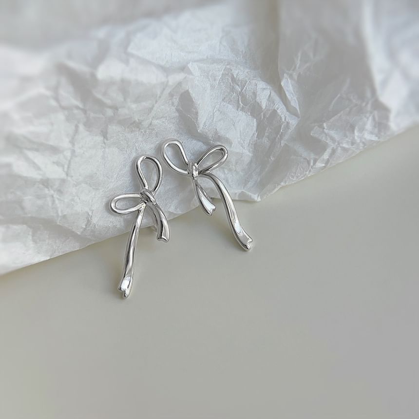 Bow Earring On Clip
