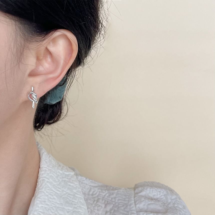Clip On Knotted Earring