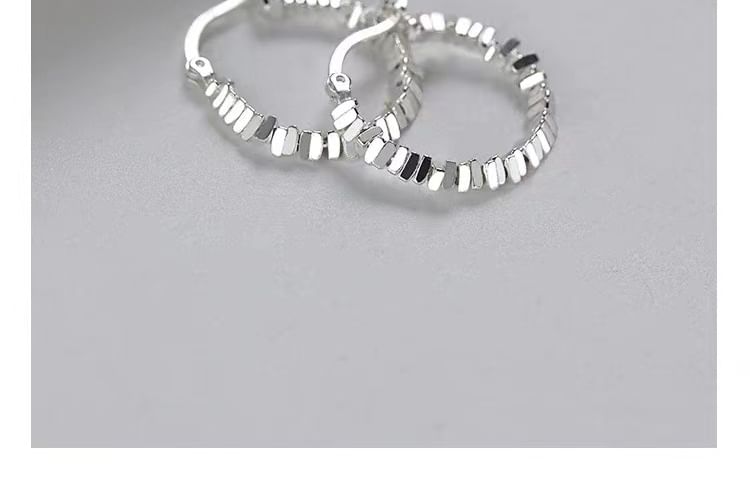 S925 Sterling Silver Hoop Earring