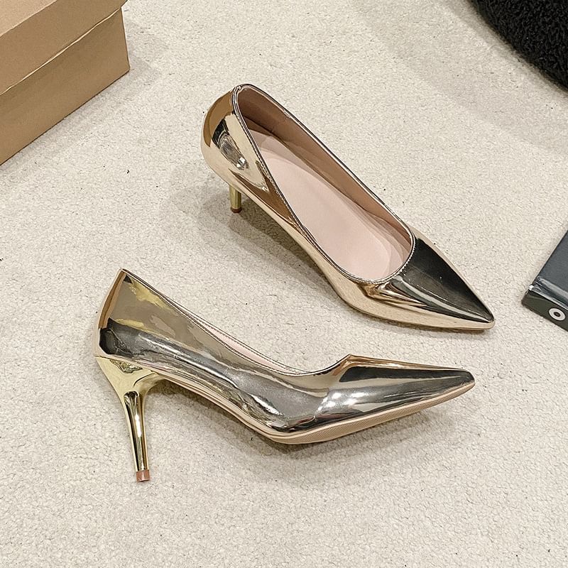 (Various Designs) Stiletto Pumps Pointed