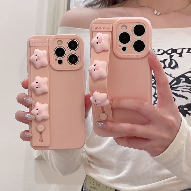 Phone Case Pig Strap