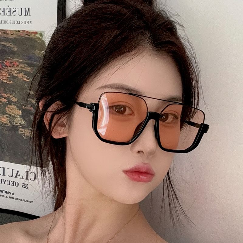 Oversized Frame Sunglasses Square