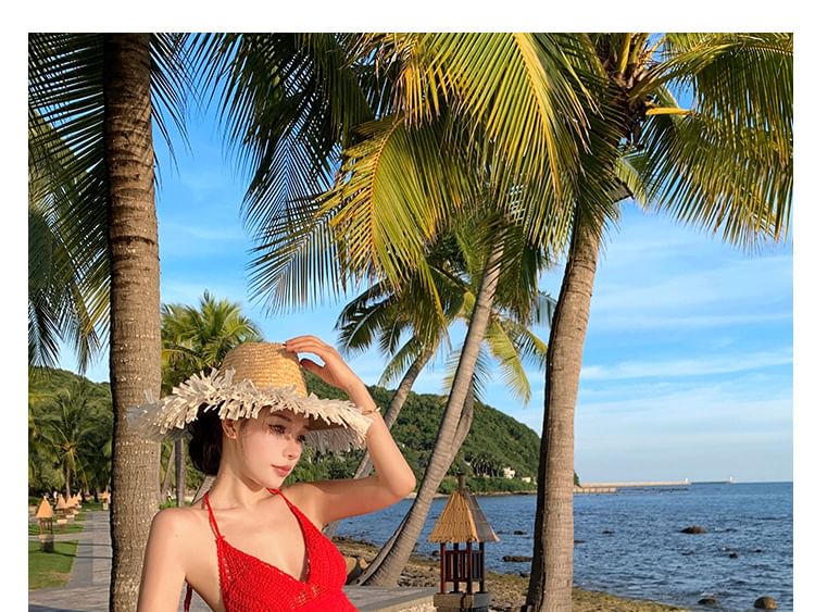 Maxi Halter Sundress Striped