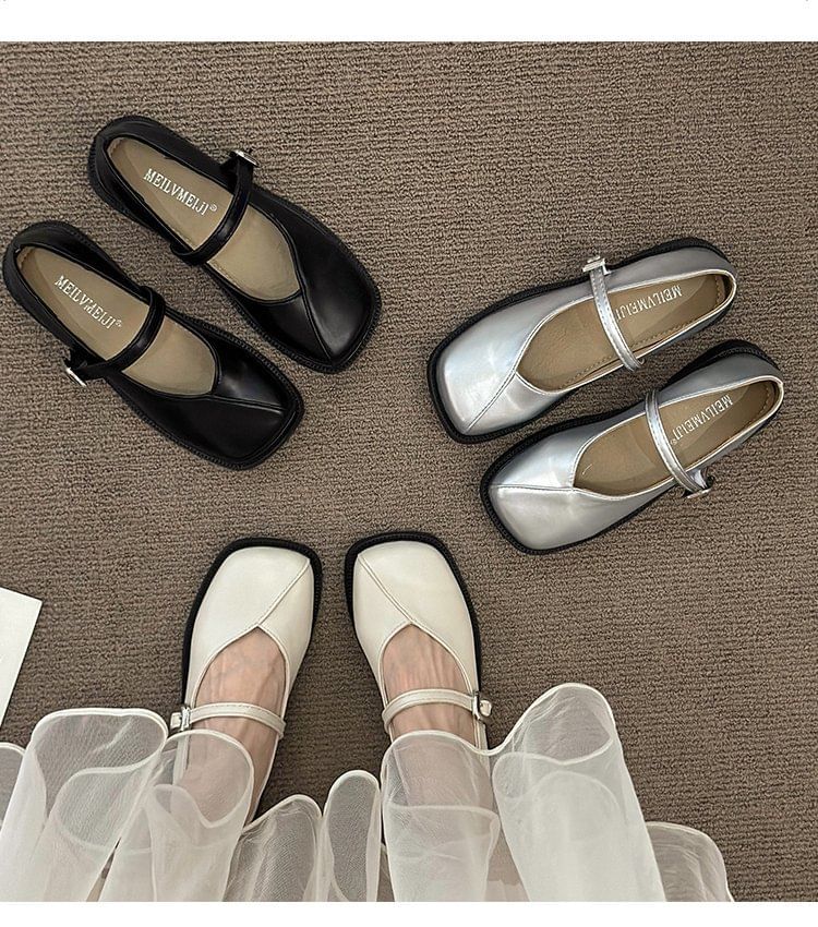 Shoes Jane Mary Square Toe