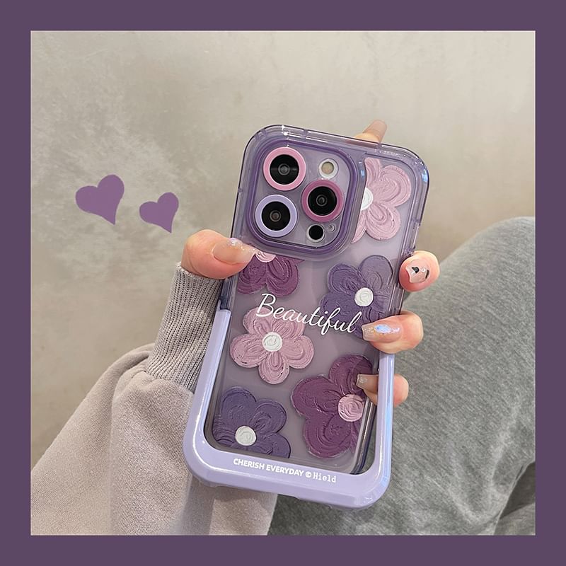Floral Kickstand Phone Case