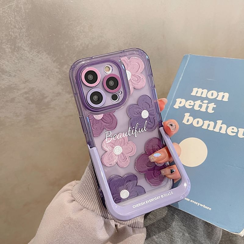 Floral Kickstand Phone Case