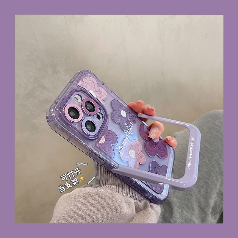 Floral Kickstand Phone Case