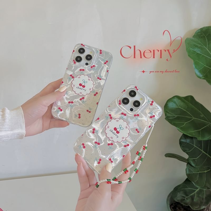 Cherry Phone Case - iPhone 15 Pro Max / 15 Pro / 15 / 14 Pro Max / 14 Pro / 14 / 13 Pro Max / 13 Pro / 13 / 12 Pro Max / 12 / 11