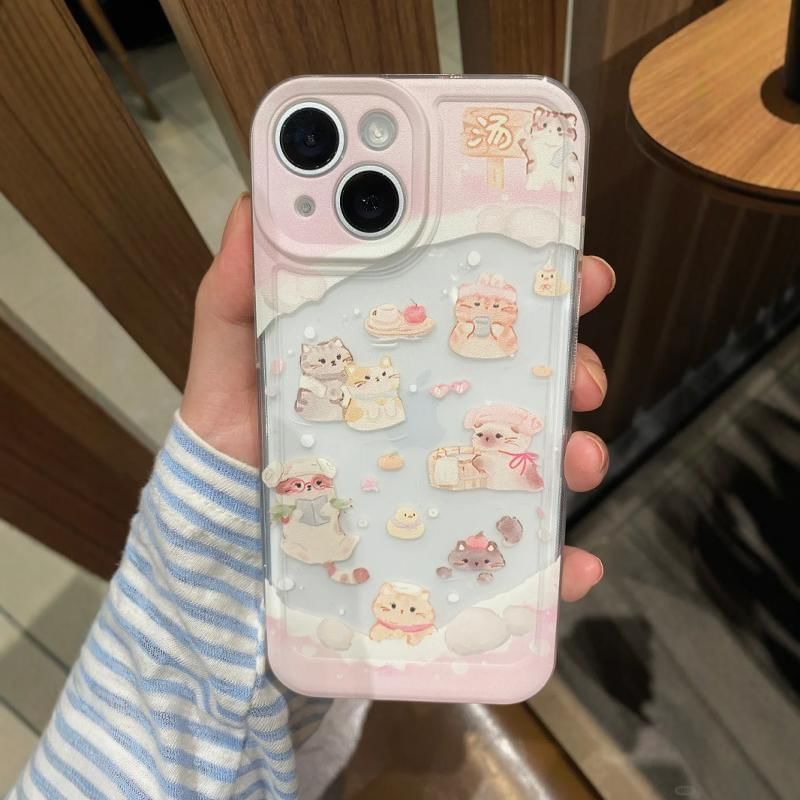 Cat Phone Case - iPhone 15 Pro Max / 15 Pro / 15 / 14 Pro Max / 14 Pro / 14 / 13 Pro Max / 13 Pro / 13 / 12 Pro Max / 12 / 11