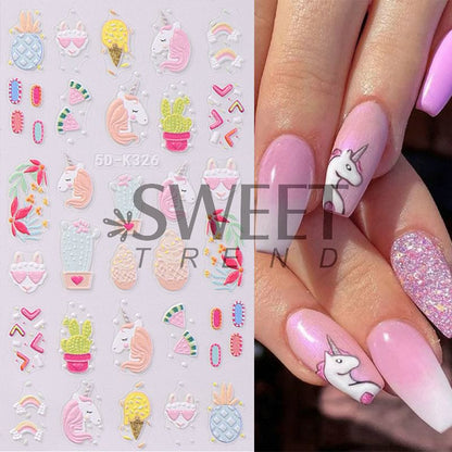 Donut Nail Art Stickers