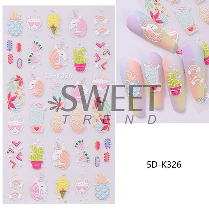 Donut Nail Art Stickers