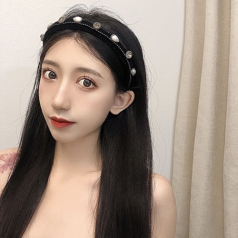 Embellished Textile Headband