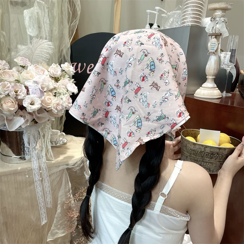 Scarf Head Print