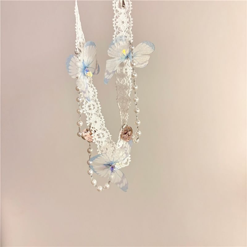 Lace Beaded Choker