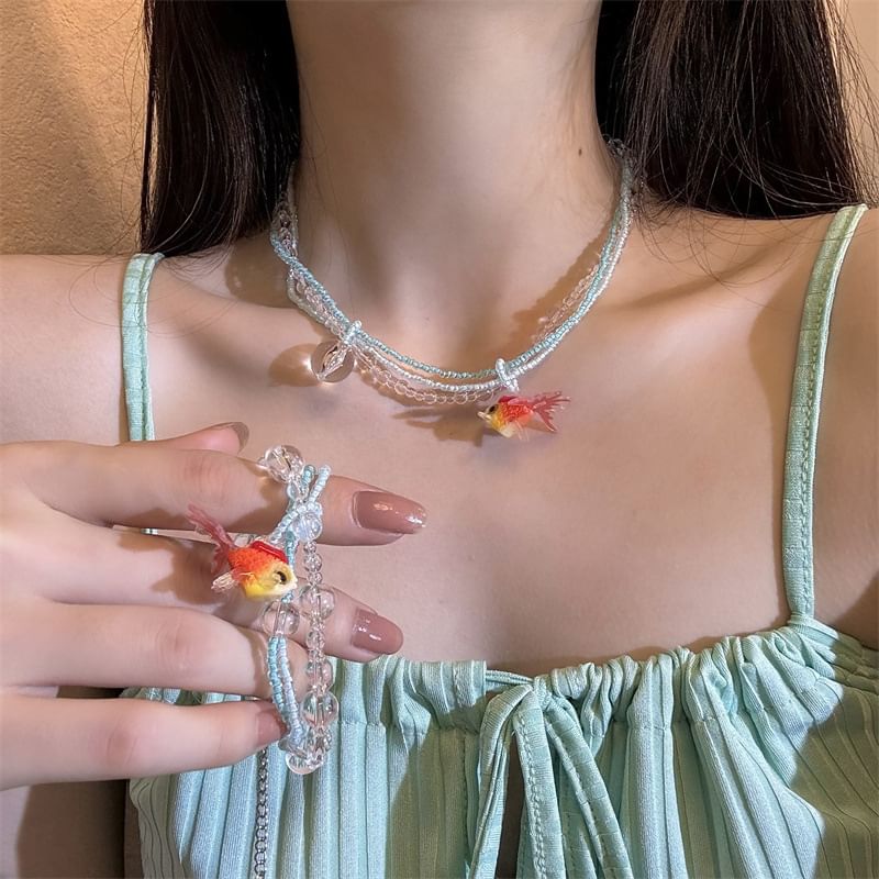 Goldfish Necklace / Bracelet