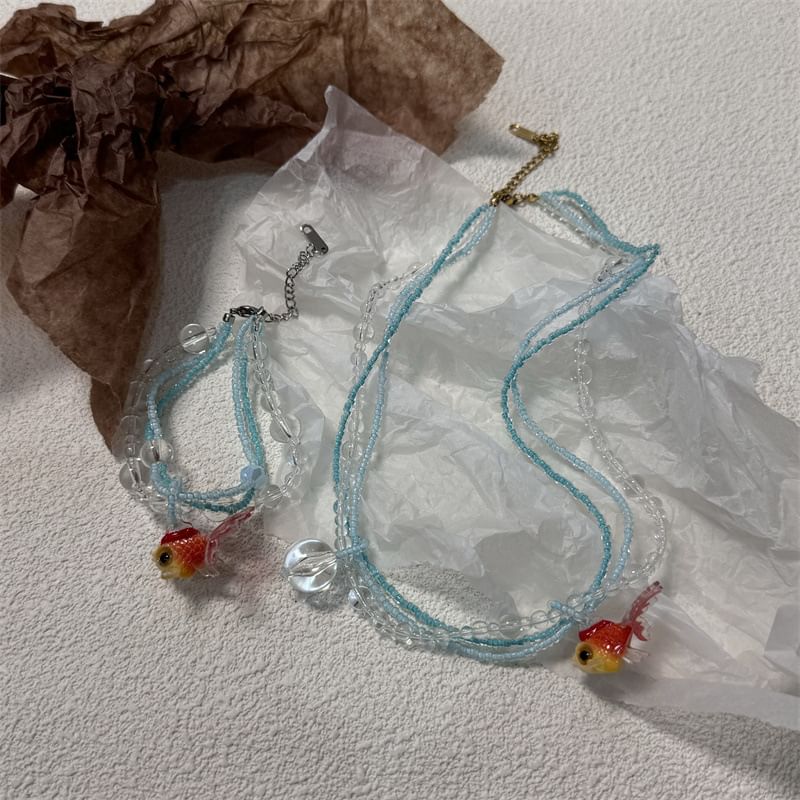 Goldfish Necklace / Bracelet