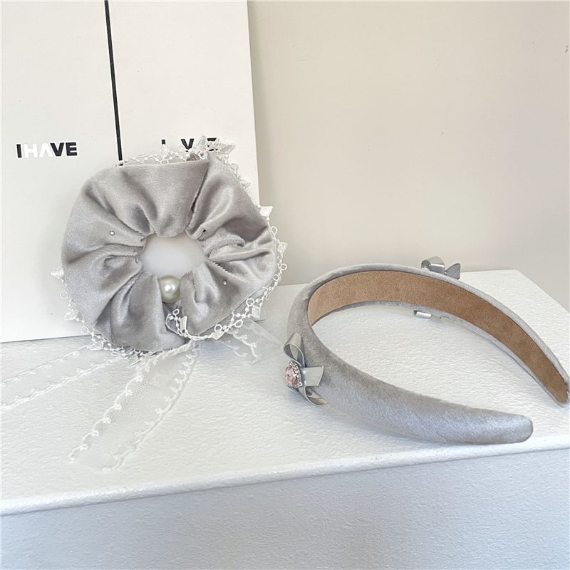 Headband Beaded / Scrunchie