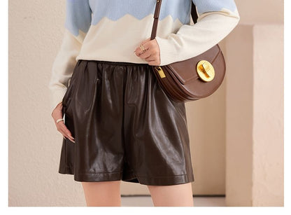 Polo Neck Color Block Sweater