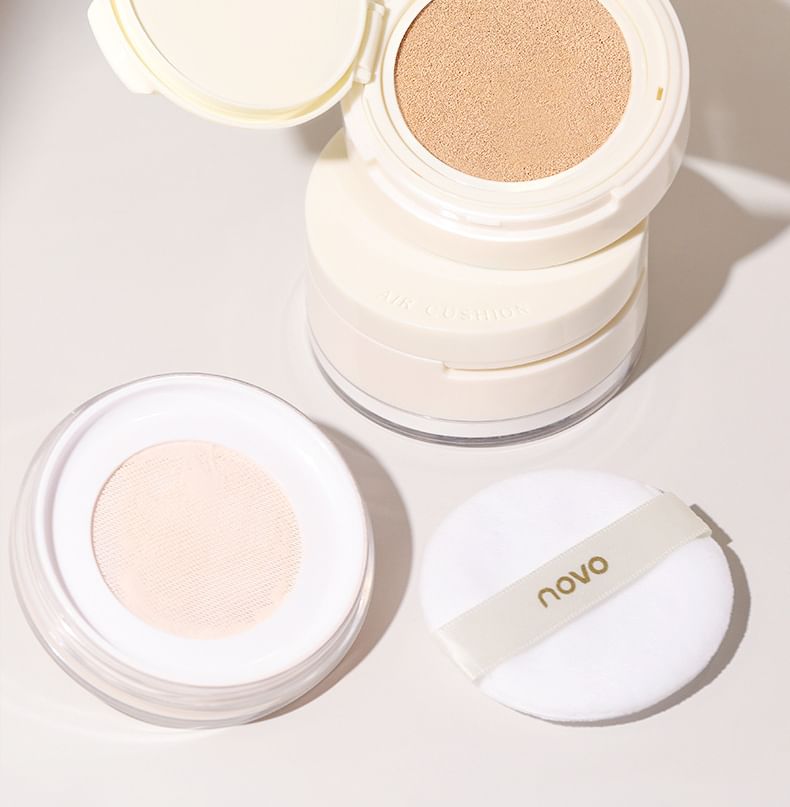 Soft Mist Double Layer Air Cushion & Loose Powder