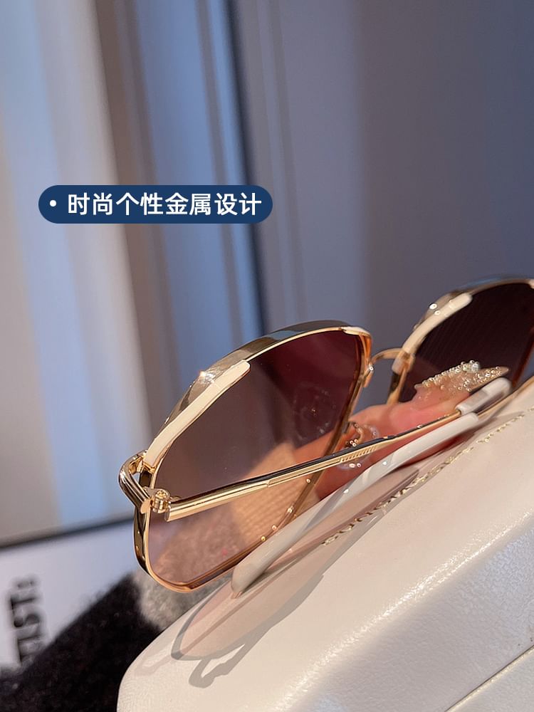 Hexagon Frame Sunglasses