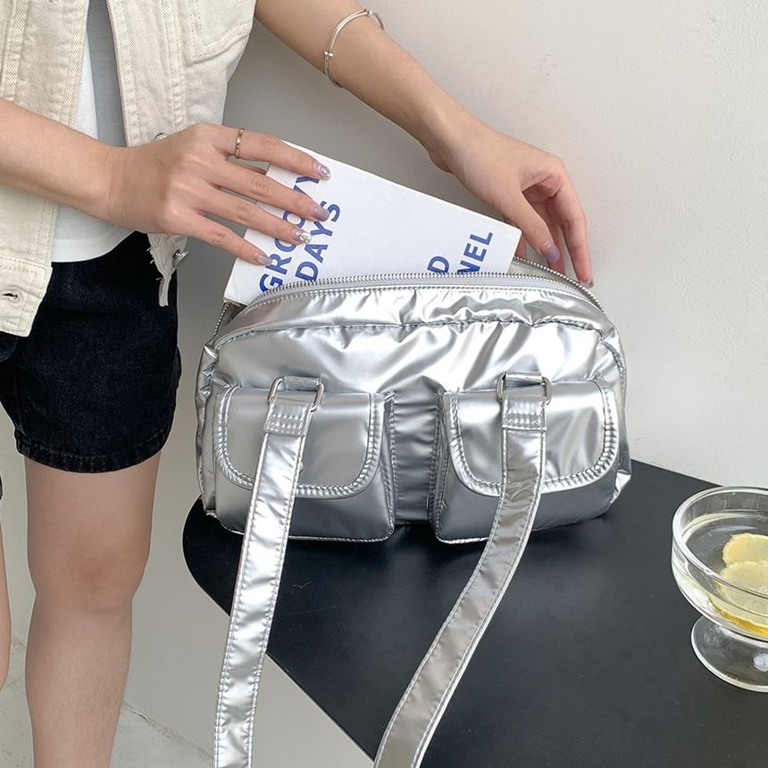 Multi-Pocket Tote Bag Plain