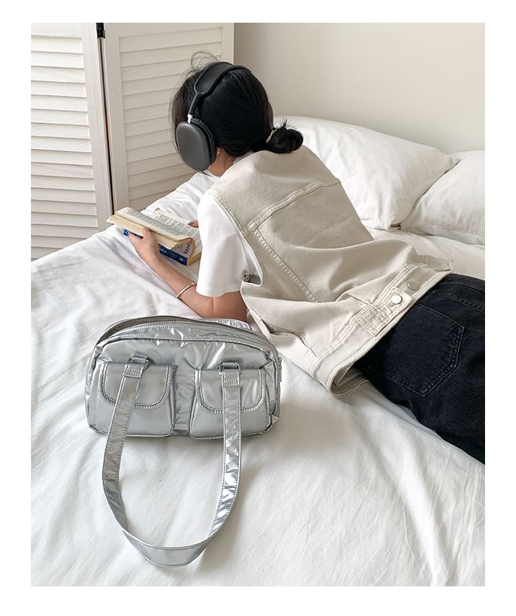 Multi-Pocket Tote Bag Plain