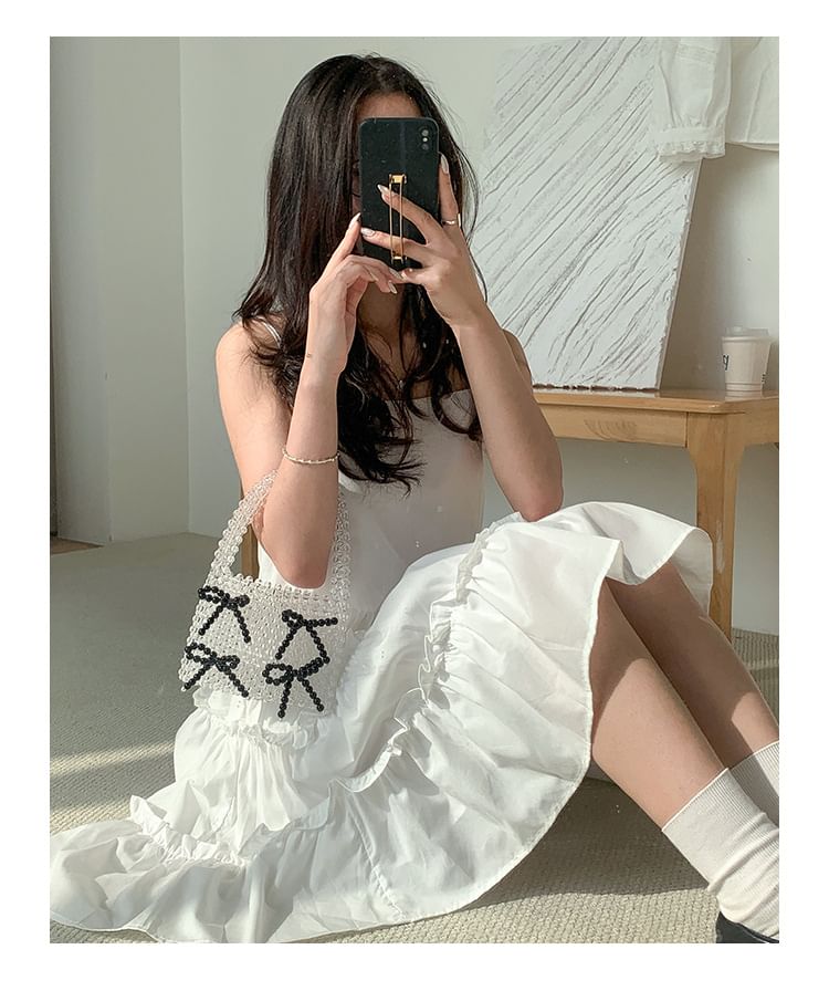 Bow Handbag Accent Beaded