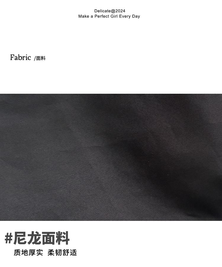 Backpack Plain Flap Nylon Bow