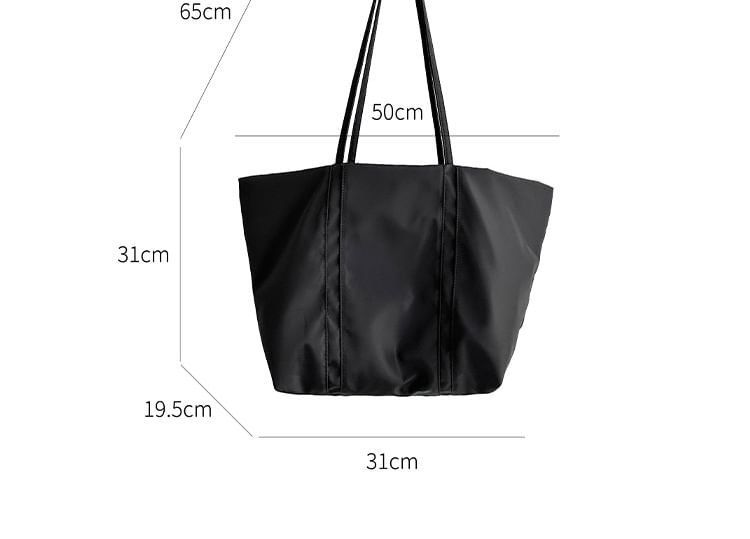 Plain Bag Tote Nylon