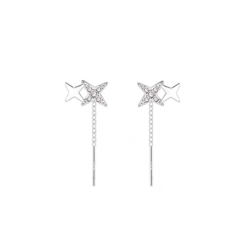 Star Threader Earring / Barbell Earring