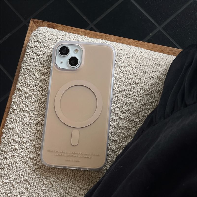 with (Compatible Plain MagSafe) Case Phone Magnetic