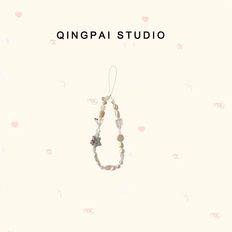 Bead Acrylic Phone Strap (Various Designs)