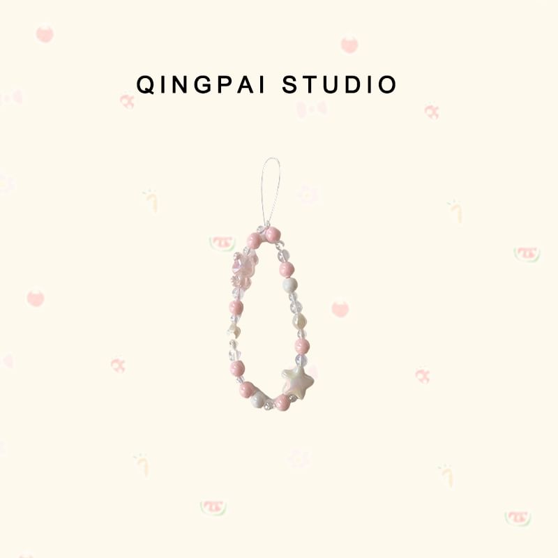 Bead Acrylic Phone Strap (Various Designs)