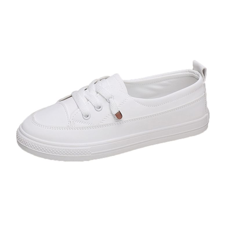 Plain Sneakers Slip-On