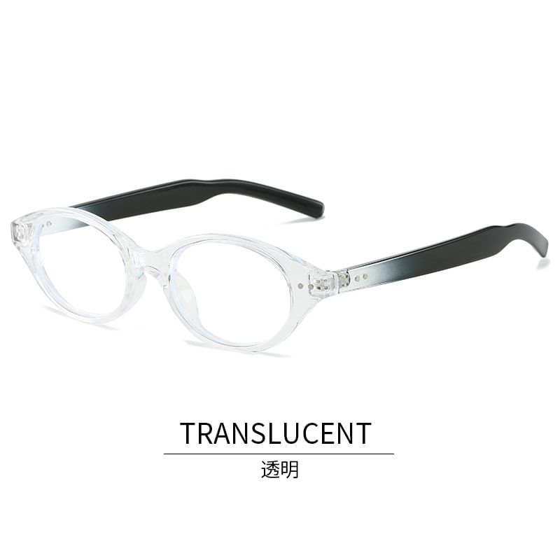 Eyeglasses Oval Plastic