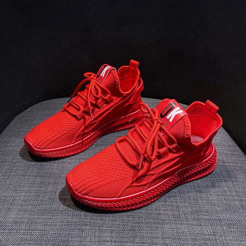 Sneakers Knit Platform