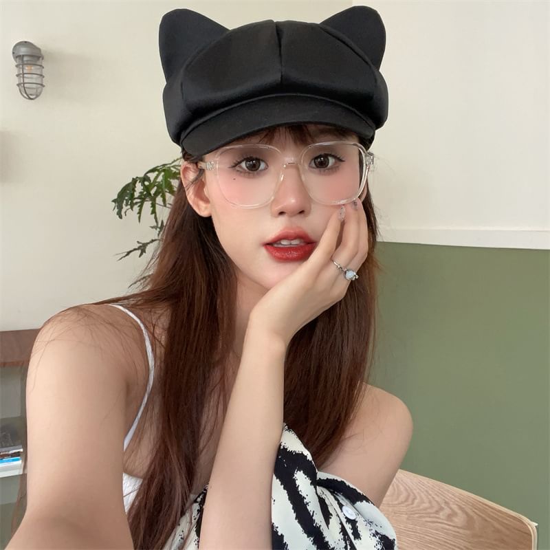 Cat Newsboy Ear Cap