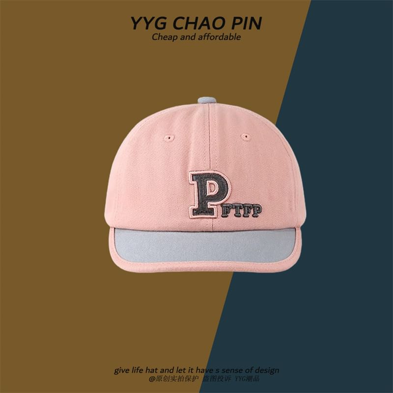 Embroidered Letter Baseball Cap