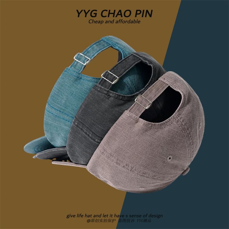 Letter Embroidered Baseball Cap