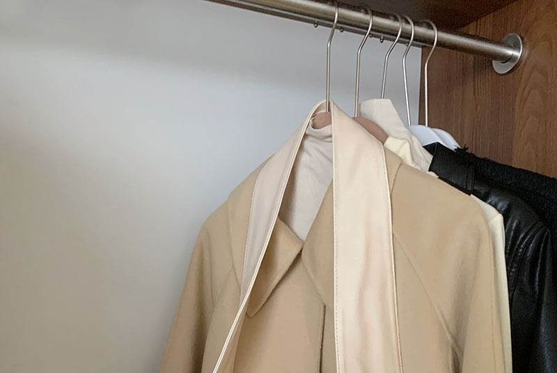 Leather Crossbody Faux Bag