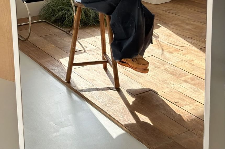 Plain Button-Up Woolen Jacket