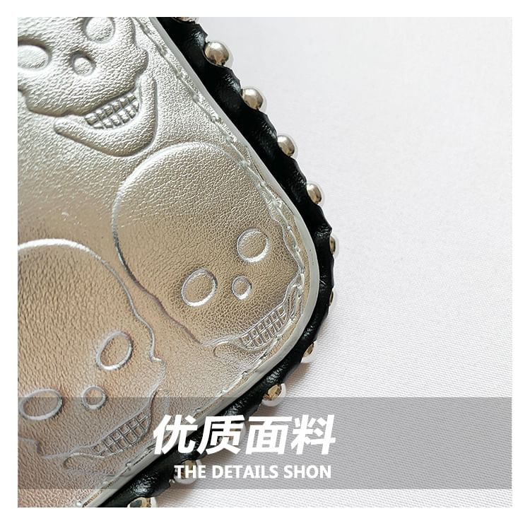 Skull Strap Crossbody Patterned Bag Chain