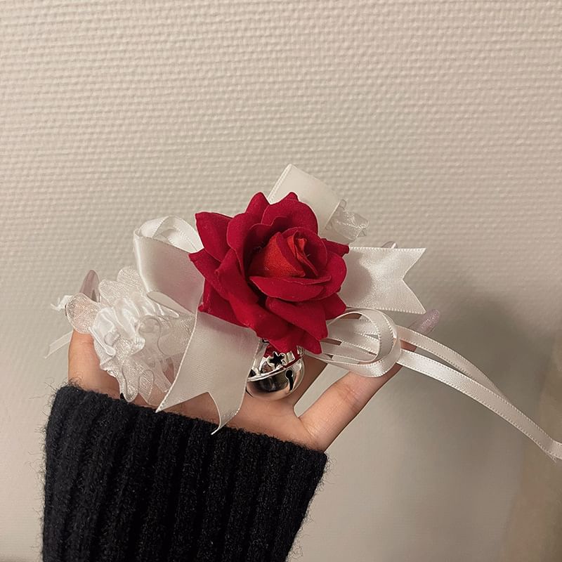 Choker Rose Tulle Bell