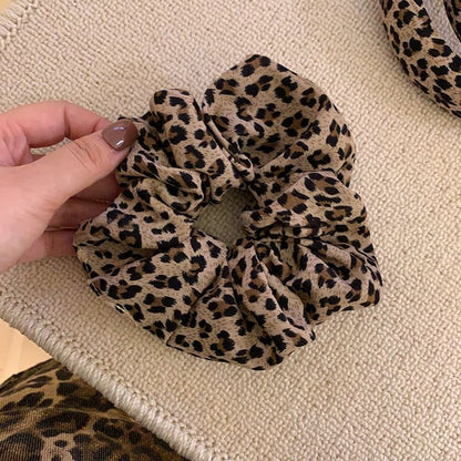 Leopard Print Headband / Scrunchie